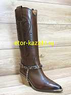 Казаки женские ETOR 9496-9747/невада коричневый