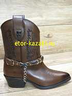 Казаки женские ETOR 7682-10088/спиро коричневый