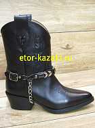 Казаки женские ETOR 7682-10088/парма чёрный